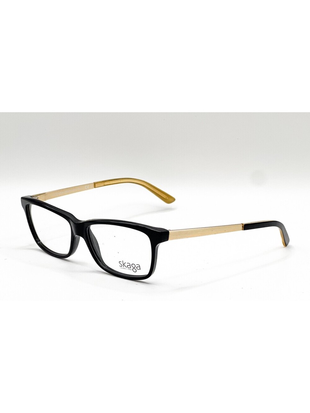 Skaga 2472 Lena 9501 Black Full Rim Authentic Eyeglass Frames 49-13